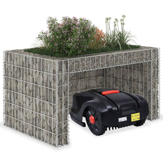 Rasenmäher-Garage mit Hochbeet 110x80x60 cm Stahldraht - Pazzar.ch
