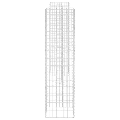 H-förmiger Gabionen-Pflanzkorb Stahldraht 260x40x150 cm - Pazzar.ch