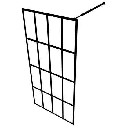 Duschwand für Walk-in Dusche Mattes Sicherheitsglas 140x195 cm - Pazzar.ch