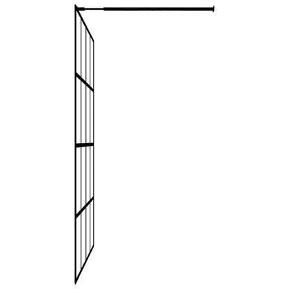 Duschwand für Walk-in Dusche Mattes Sicherheitsglas 140x195 cm - Pazzar.ch