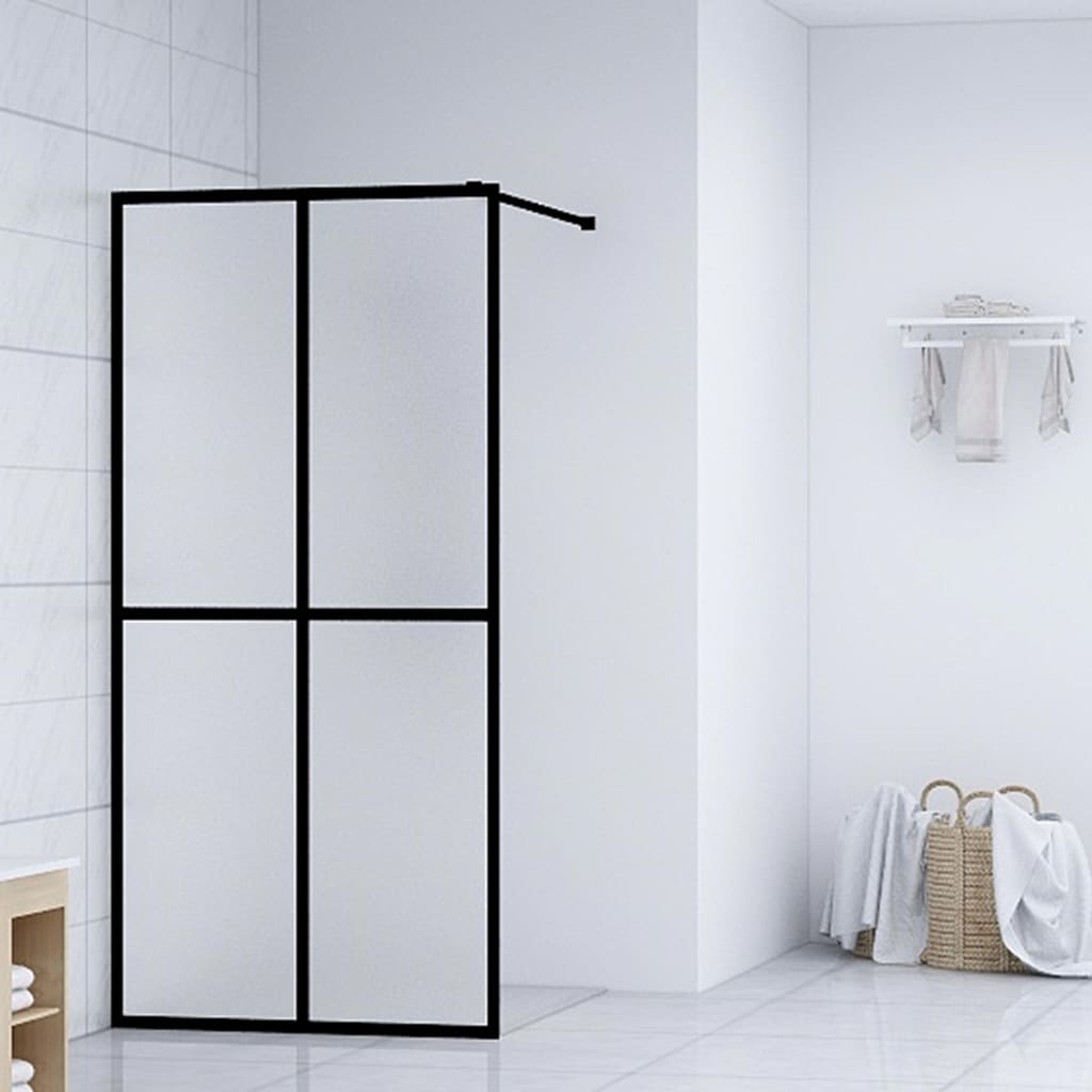 Duschwand für Walk-in Dusche Mattes Sicherheitsglas 100x195 cm - Pazzar.ch