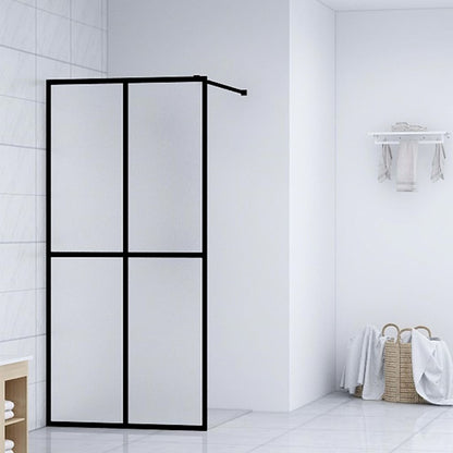 Duschwand für Walk-in Dusche Mattes Sicherheitsglas 100x195 cm - Pazzar.ch