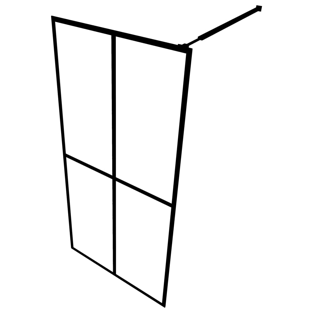 Duschwand für Walk-in Dusche Mattes Sicherheitsglas 118x190 cm - Pazzar.ch