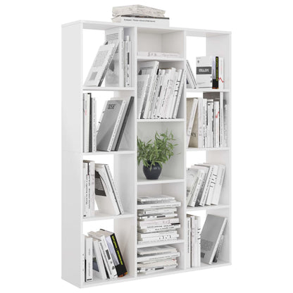 Raumteiler/Bücherregal Hochglanz-Weiß 100x24x140 cm - Pazzar.ch