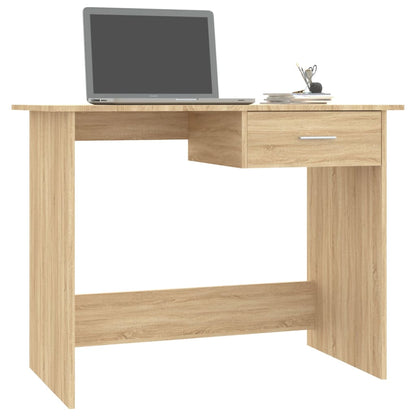 Schreibtisch Sonoma-Eiche 100x50x76 cm Holzwerkstoff - Pazzar.ch