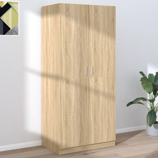 Kleiderschrank Sonoma-Eiche 80x52x180 cm Holzwerkstoff - Pazzar.ch