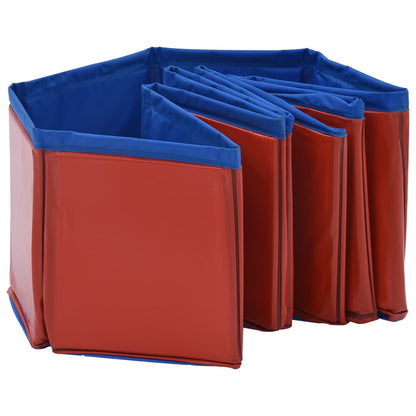 Hundepool Faltbar Rot 80×20 cm PVC - Pazzar.ch