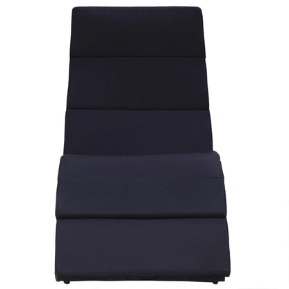 Sonnenliege mit Auflage Poly Rattan Schwarz - Pazzar.ch
