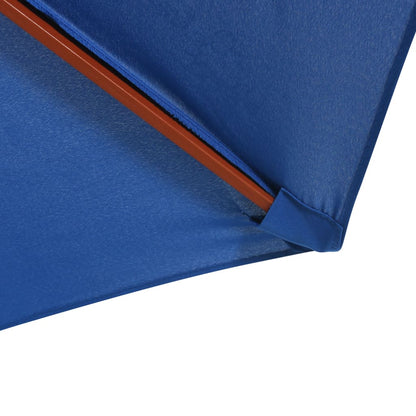 Sonnenschirm mit Holz-Mast 300 x 258 cm Blau - Pazzar.ch