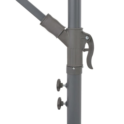 Ampelschirm mit Alu-Mast 300 cm Schwarz - Pazzar.ch