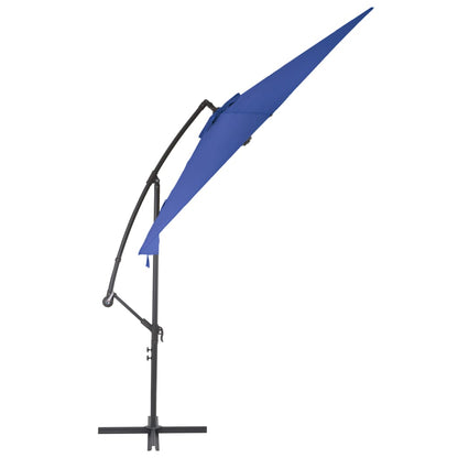Ampelschirm mit Alu-Mast 300 cm Blau - Pazzar.ch