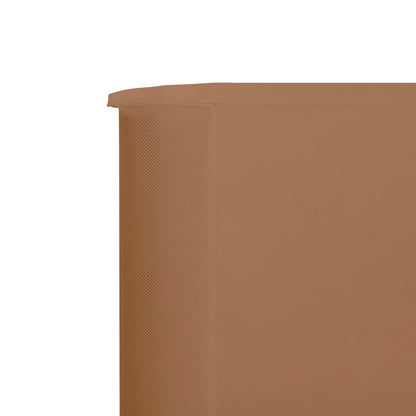 6-teiliges Windschutzgewebe 800 x 160 cm Taupe - Pazzar.ch
