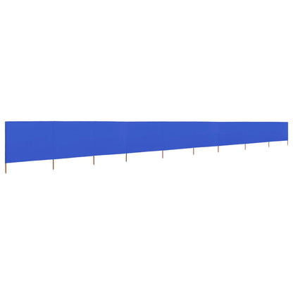 9-teiliges Windschutzgewebe 1200 x 120 cm Azurblau - Pazzar.ch