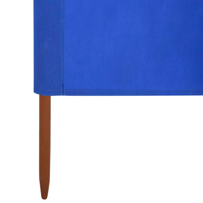 9-teiliges Windschutzgewebe 1200 x 120 cm Azurblau - Pazzar.ch