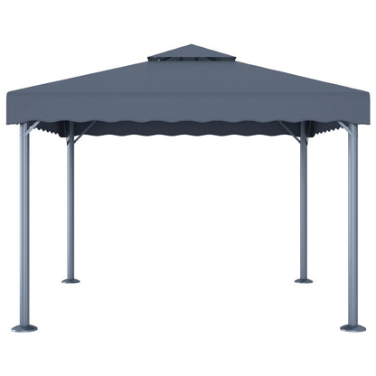 Pavillon 300 x 300 cm Anthrazit Aluminium - Pazzar.ch