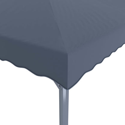 Pavillon 300 x 300 cm Anthrazit Aluminium - Pazzar.ch