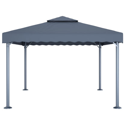 Pavillon 400 x 300 cm Anthrazit Aluminium - Pazzar.ch