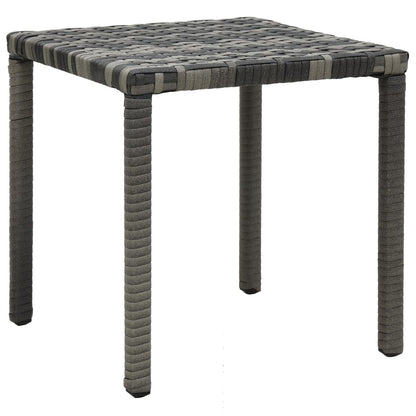Sonnenliegen mit Tisch Poly Rattan Anthrazit - Pazzar.ch