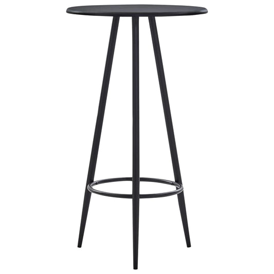 Bartisch Schwarz 60×107,5 cm MDF - Pazzar.ch