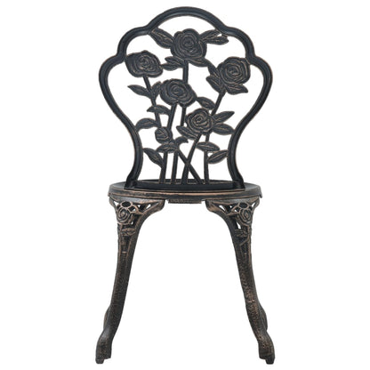 3-tlg. Bistro-Set Aluminiumguss - Pazzar.ch