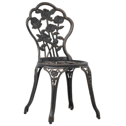 3-tlg. Bistro-Set Aluminiumguss - Pazzar.ch