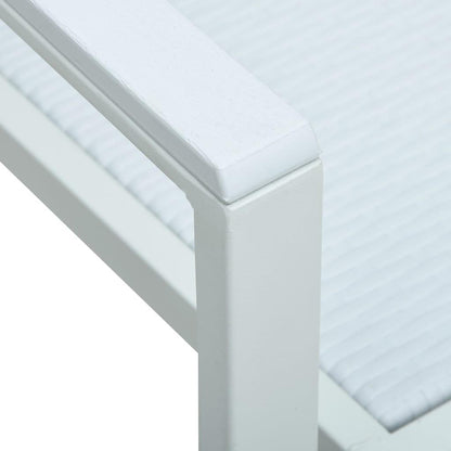 Gartenstühle 4 Stk. Weiß Kunststoff Rattan-Optik - Pazzar.ch