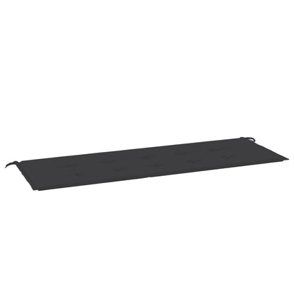Gartenbank-Auflage Schwarz 150x50x3 cm Oxford-Gewebe - Pazzar.ch