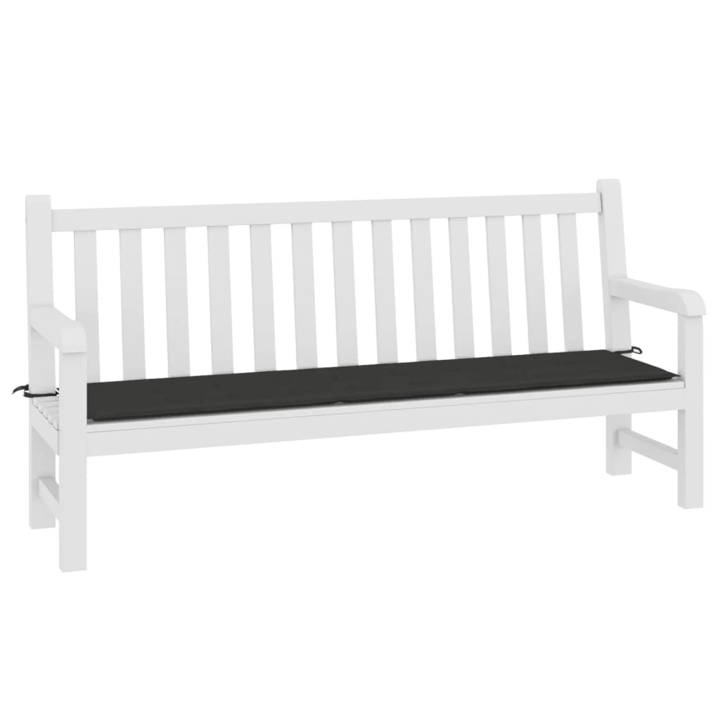 Gartenbank-Auflage Schwarz 150x50x3 cm Oxford-Gewebe - Pazzar.ch