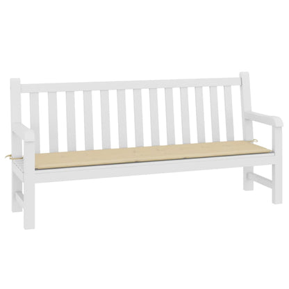 Gartenbank-Auflage Beige 150x50x3 cm Oxford-Gewebe - Pazzar.ch
