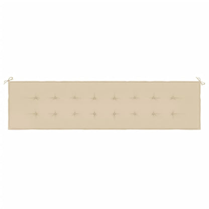 Gartenbank-Auflage Beige 150x50x3 cm Oxford-Gewebe - Pazzar.ch
