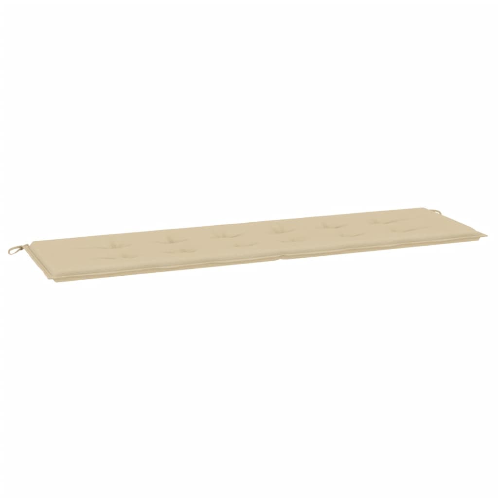Gartenbank-Auflage Beige 180x50x3 cm Oxford-Gewebe - Pazzar.ch