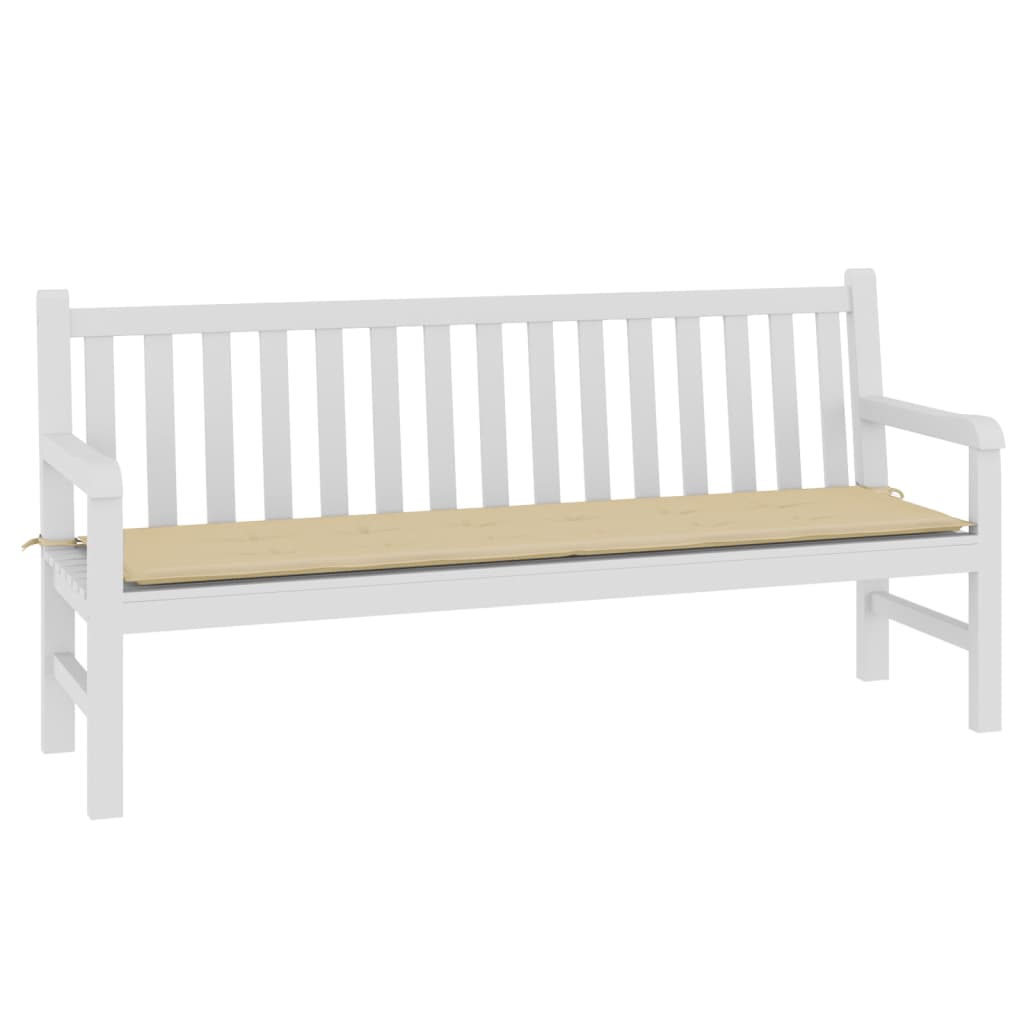 Gartenbank-Auflage Beige 180x50x3 cm Oxford-Gewebe - Pazzar.ch
