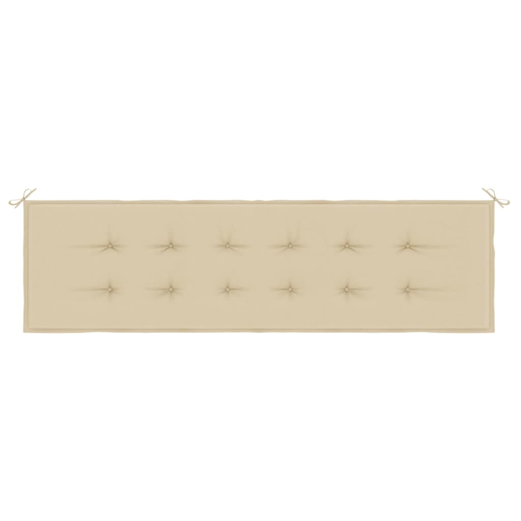 Gartenbank-Auflage Beige 180x50x3 cm Oxford-Gewebe - Pazzar.ch