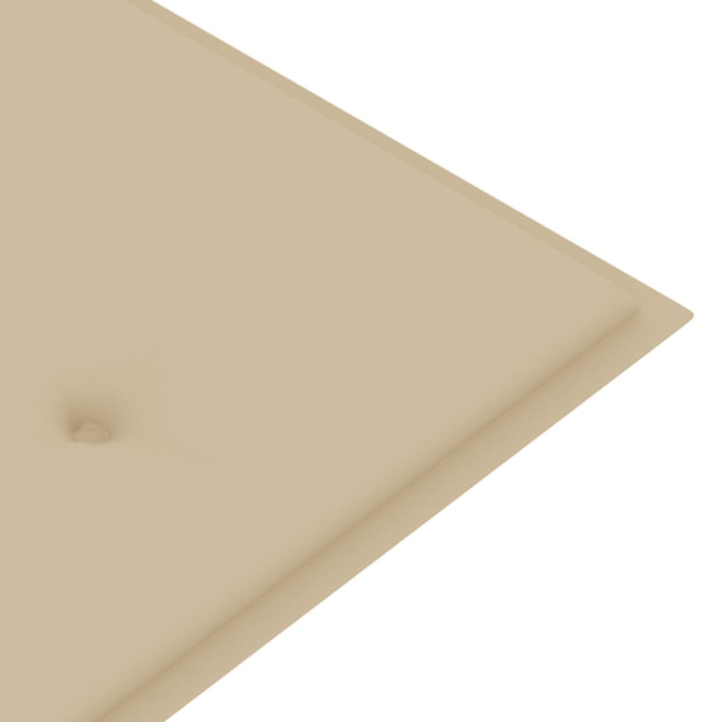 Gartenbank-Auflage Beige 180x50x3 cm Oxford-Gewebe - Pazzar.ch