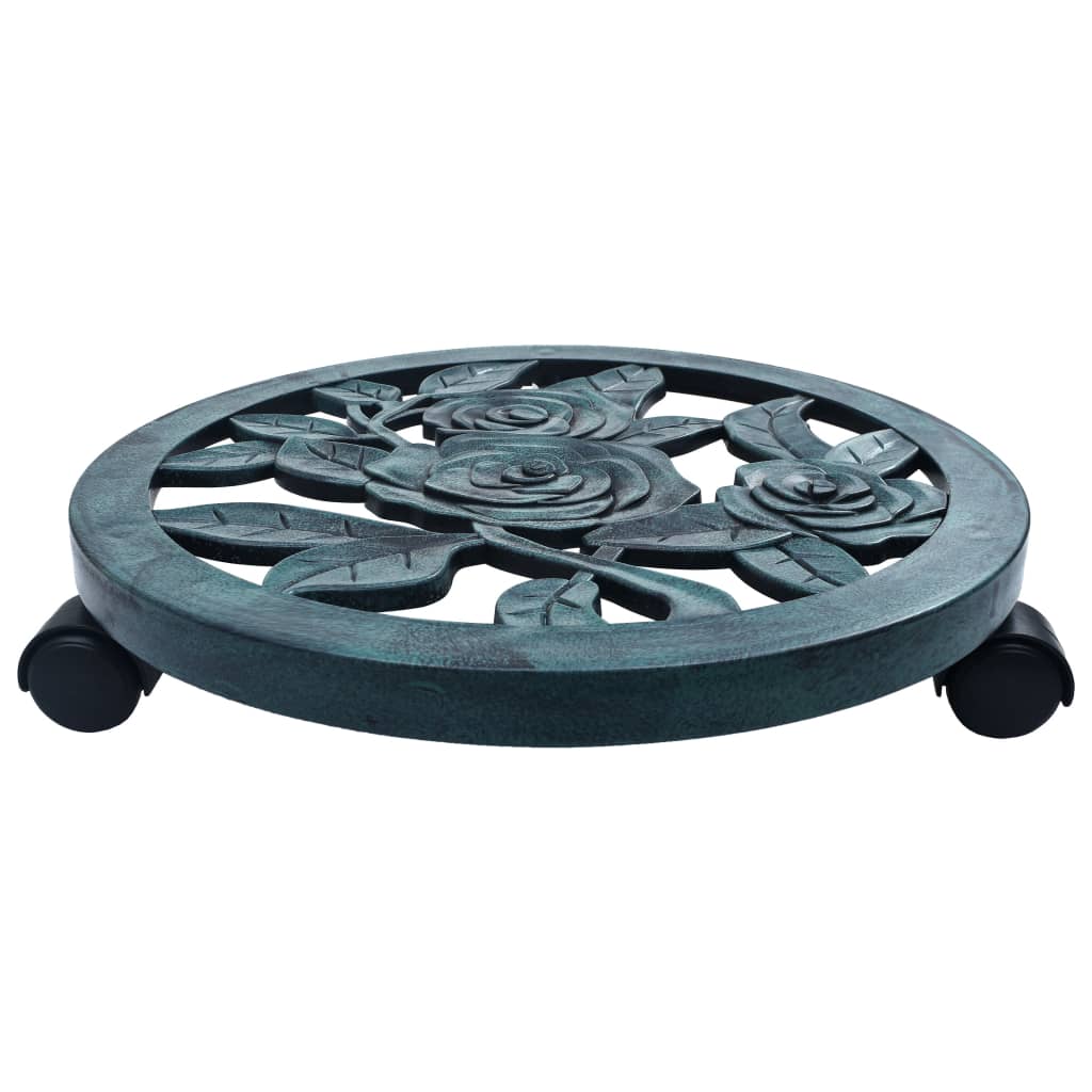 Pflanzenroller 6 Stk. Grün 38 cm Kunststoff - Pazzar.ch