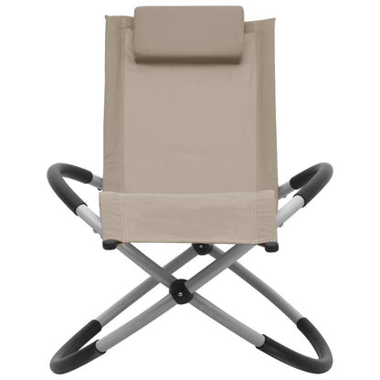Kinder-Sonnenliege Stahl Taupe - Pazzar.ch
