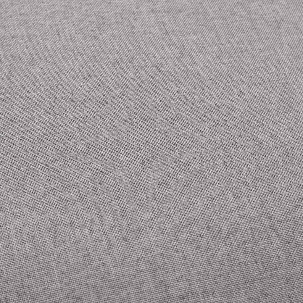 Barhocker 2 Stk. Hellgrau Stoff - Pazzar.ch