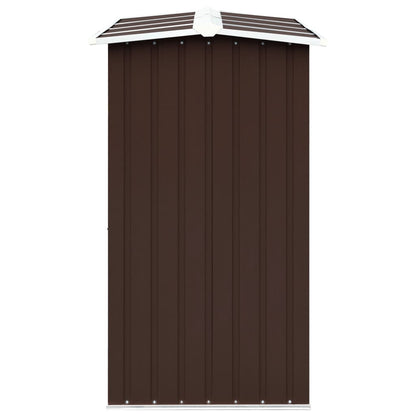 Brennholzlager Verzinkter Stahl 330 x 92 x 153 cm Braun - Pazzar.ch