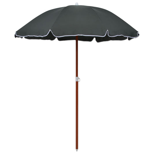 Sonnenschirm mit Stahlmast 180 cm Anthrazit - Pazzar.ch