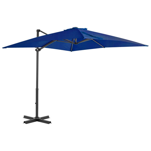 Ampelschirm mit Aluminium-Mast Azurblau 250x250 cm - Pazzar.ch