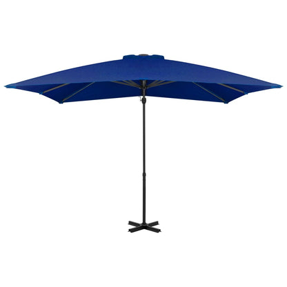 Ampelschirm mit Aluminium-Mast Azurblau 250x250 cm - Pazzar.ch