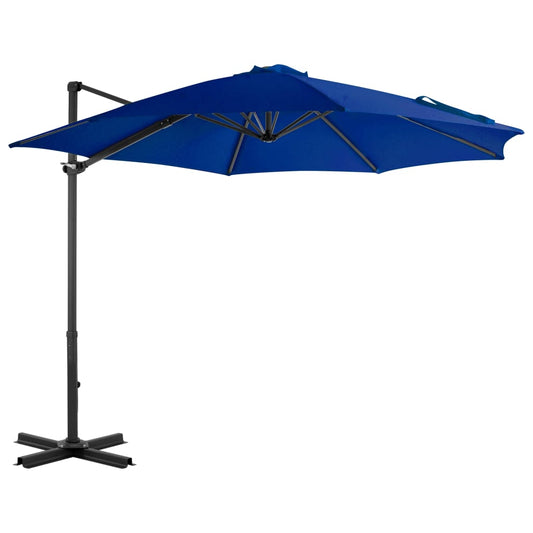 Ampelschirm mit Aluminium-Mast Azurblau 300 cm - Pazzar.ch