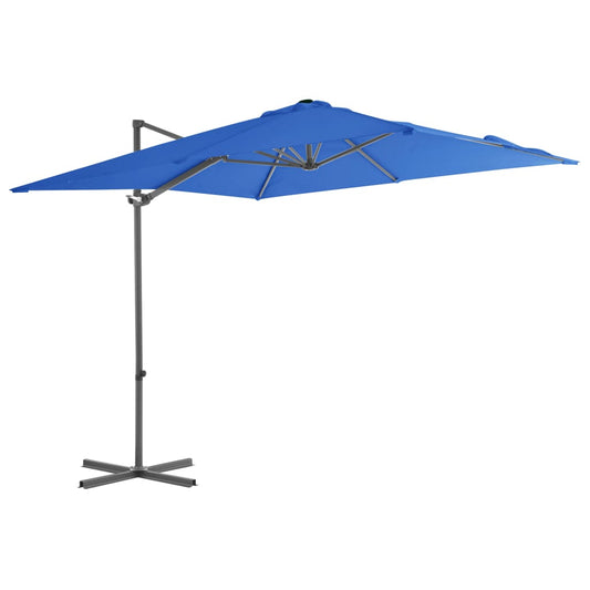 Ampelschirm mit Stahlmast Azurblau 250x250 cm - Pazzar.ch