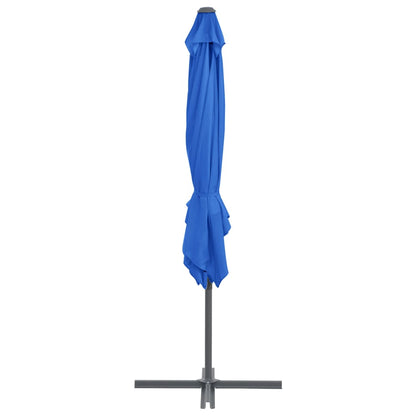 Ampelschirm mit Stahlmast Azurblau 250x250 cm - Pazzar.ch