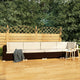 4-tlg. Garten-Sofagarnitur mit Auflagen Poly Rattan Braun