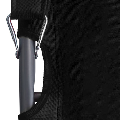 Klappbare Strandstühle 2 Stk. Stoff Schwarz - Pazzar.ch