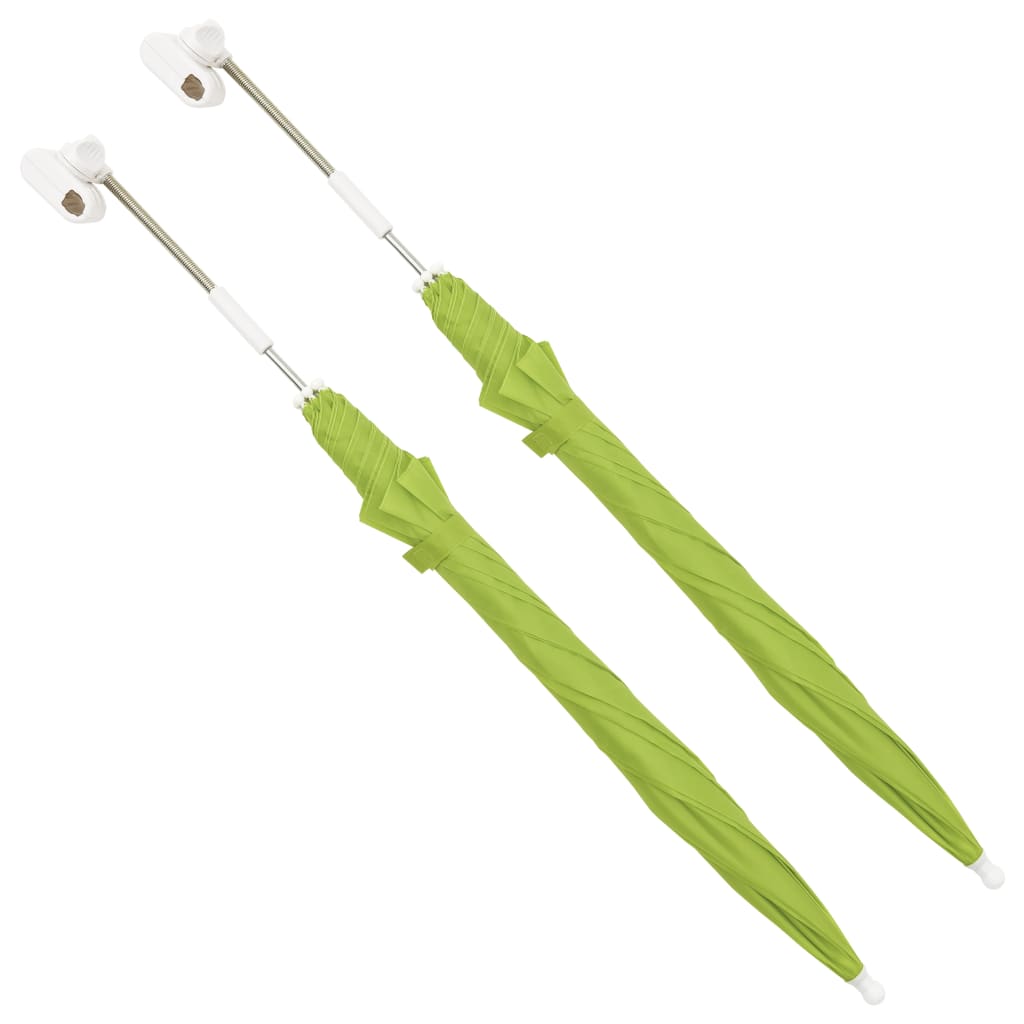 Sonnenschirme für Campingstühle 2 Stk. Grün 105 cm - Pazzar.ch