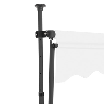 Einziehbare Markise Handbetrieben mit LED 150 cm Creme - Pazzar.ch