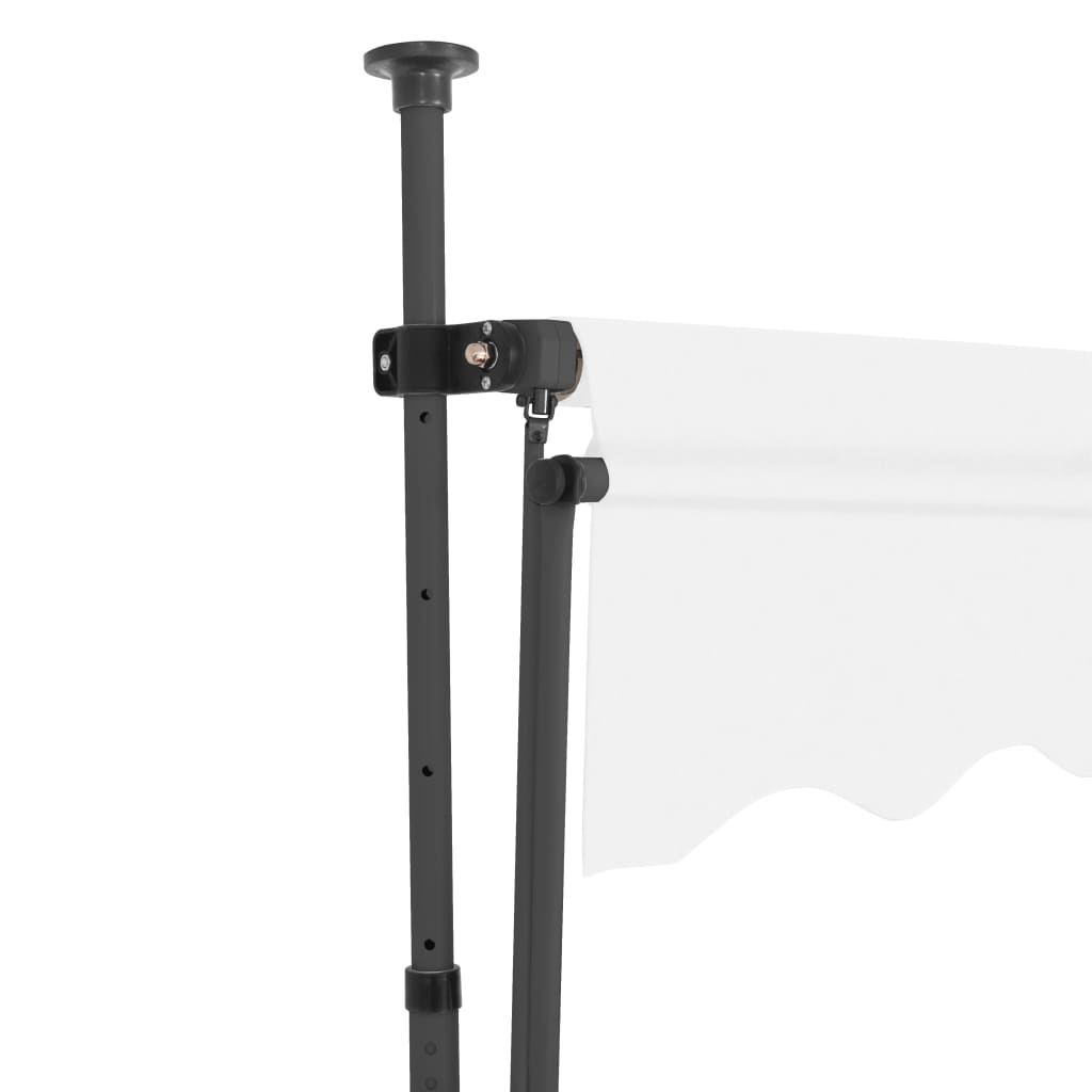 Einziehbare Markise Handbetrieben mit LED 300 cm Creme - Pazzar.ch