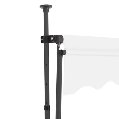 Einziehbare Markise Handbetrieben mit LED 300 cm Creme - Pazzar.ch